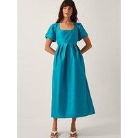 Monsoon Sandra Midi Dress - Blue