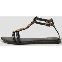 Monsoon Simi T-Bar Sandals - Black