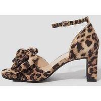 Monsoon Abril Animal Bow Sandal - Brown