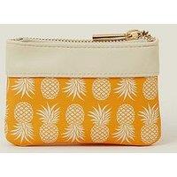 Accessorize Pineapple Coin Purse - Yellow