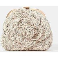 Accessorize Corsage Macrame Clip Frame - Cream