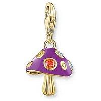 Thomas Sabo Charm Colourful Mushroom Gold