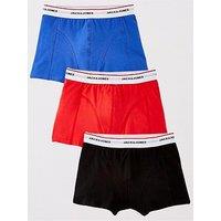 Jack & Jones Junior Boys Kayden 3 Pack Trunks - Multi