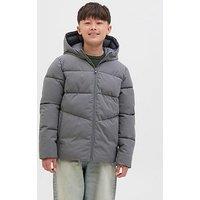 Jack & Jones Junior Boys Padded Jacket - Grey