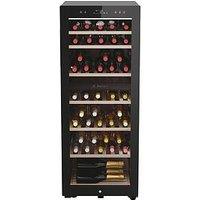 Haier 77 Bottle Dual Zone Wine Cooler, Hon App Connected - Black