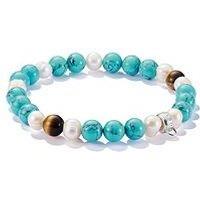 Thomas Sabo Bracelet With Freshwater Pearl And Tigers Eye - Multi