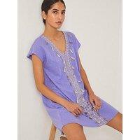 Monsoon Jodie Tunic Kaftan - Purple