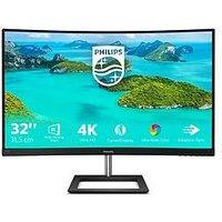 Philips 328E1Ca/00 31.5In 4K Uhd (3840X2160) 60Hz Va Monitor - Black