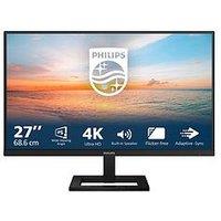 Philips 27E1N1800Ae/00 27In 4K Uhd (3840X2160) 60Hz Ips Monitor - Black