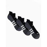 Adidas Unisex Performance Climacool Cushioned Low Socks 3 Pairs - Black