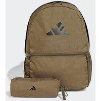 Adidas Backpack With Pencil Case - Green
