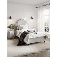 Lpd Home Monterey Grey Striped Bedframe - Single