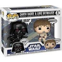 Pop! Star Wars: Sayings - Darth Vader & Luke Skywalker 2-Pack