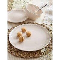 Very Home Heart Pad Print 12 Piece Dinner Set