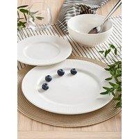 Very Home Linear Embossed 12 Piece Dinner Set