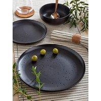 Very Home Black Speckle Reactive 12 Piece Dinner Set