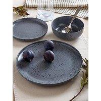 Very Home Grey Speckle Reactive 12 Piece Dinner Set