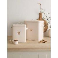 Michelle Keegan Home Set Of 2 Pet Treat Storage With Scoop