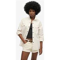 Superdry Workwear Overshirt - White