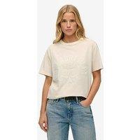 Superdry Athletic Tonal Oversized T-Shirt - White