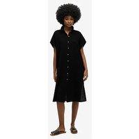 Superdry Oversized Midi Shirt Dress - Black