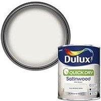 Dulux Quick Dry Satinwood Pure Brilliant White 750Ml