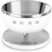 Smeg Digital Kitchen Scales With Removeable Bowl, White
