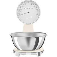 Smeg Digital Kitchen Scales With Removeable Bowl, Cream