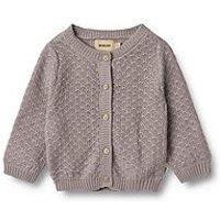 Wheat Baby Girls Magnella Knitted Cardigan - Purple
