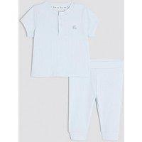 River Island Baby Boys Ribbed Top And Leggings Set - Blue