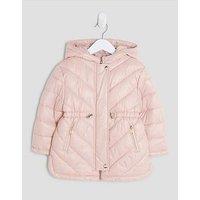 River Island Mini Girls Padded Zipped Coat - Pink