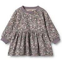 Wheat Baby Girls Dorthea Long Sleeve Jersey Dress - Purple