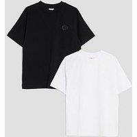 River Island Older Boys 2 Pack Essentials T-Shirts - Multi