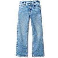 Calvin Klein Jeans Girls Wide Leg Ocean Denim - Ocean Stretch - Blue