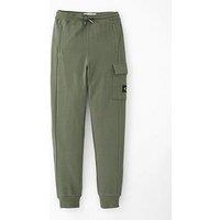 Calvin Klein Jeans Boys Badge Relaxed Sweatpants - Khaki