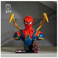 Lego Super Heroes Spider-Man Bust Collectible Adult Building Set 76326
