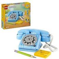 Lego Creator 3In1 Retro Telephone Building Toy 31174