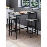 Vida Designs Roslyn 2 Seater Bar Table Set