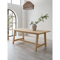 Michelle Keegan Home Lindley 185 Cm Dining Table - Oak - Fsc Certified