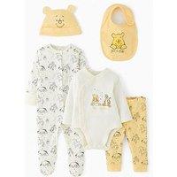 Winnie The Pooh Disney Winne The Pooh 5 Piece Baby Gift Set - Cream