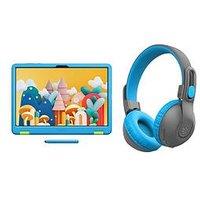 Honor Pad X8A Kids Edition 4/128Gb With Jbuddies Children'S On-Ear Headphones Blue/Grey