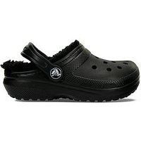 Crocs Infant / Junior Classic Lined Clog - Black