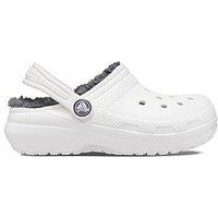 Crocs Infant / Junior Classic Lined Clogs T - White