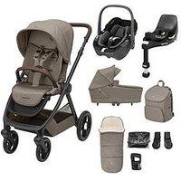 Maxi-Cosi Oxford + 9 Piece Complete Pushchair Travel System - Twillic Truffle