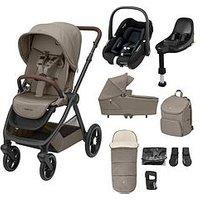 Maxi-Cosi Oxford + 9 Piece Select Pushchair Travel System - Twillic Truffle