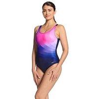 Zoggs Women'S Zephyr Scoopback Swimsuit - Multi