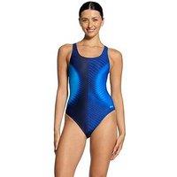 Zoggs Women'S Training Spinal Powerback Swimsuit - Blue