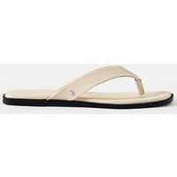 Mint Velvet Lula Flip Flop - Cream