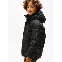 Tommy Hilfiger Boys Essential Padded Parka - Black