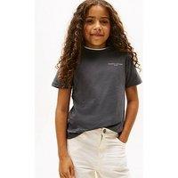 Tommy Hilfiger Kids Mini Corp Short Sleeve T-Shirt - Washed Black